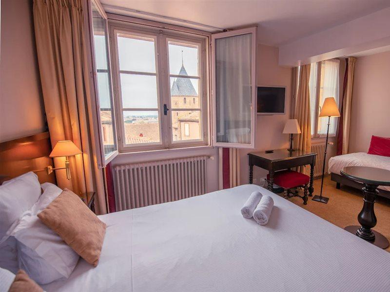 Hotel Le Donjon - Coeur De La Cite Medievale Carcassonne Zewnętrze zdjęcie